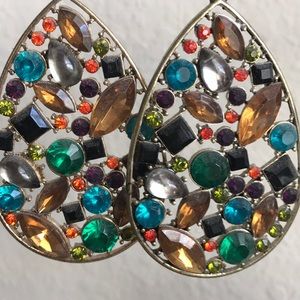 Jeweled Statement Earrings